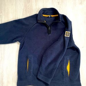 Navy blue Gap Kids fleece pull over jacket